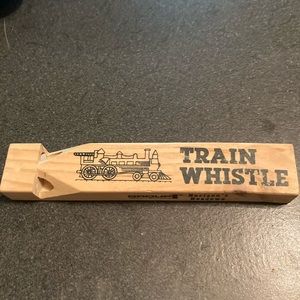 Wooden hand made train whistle last one